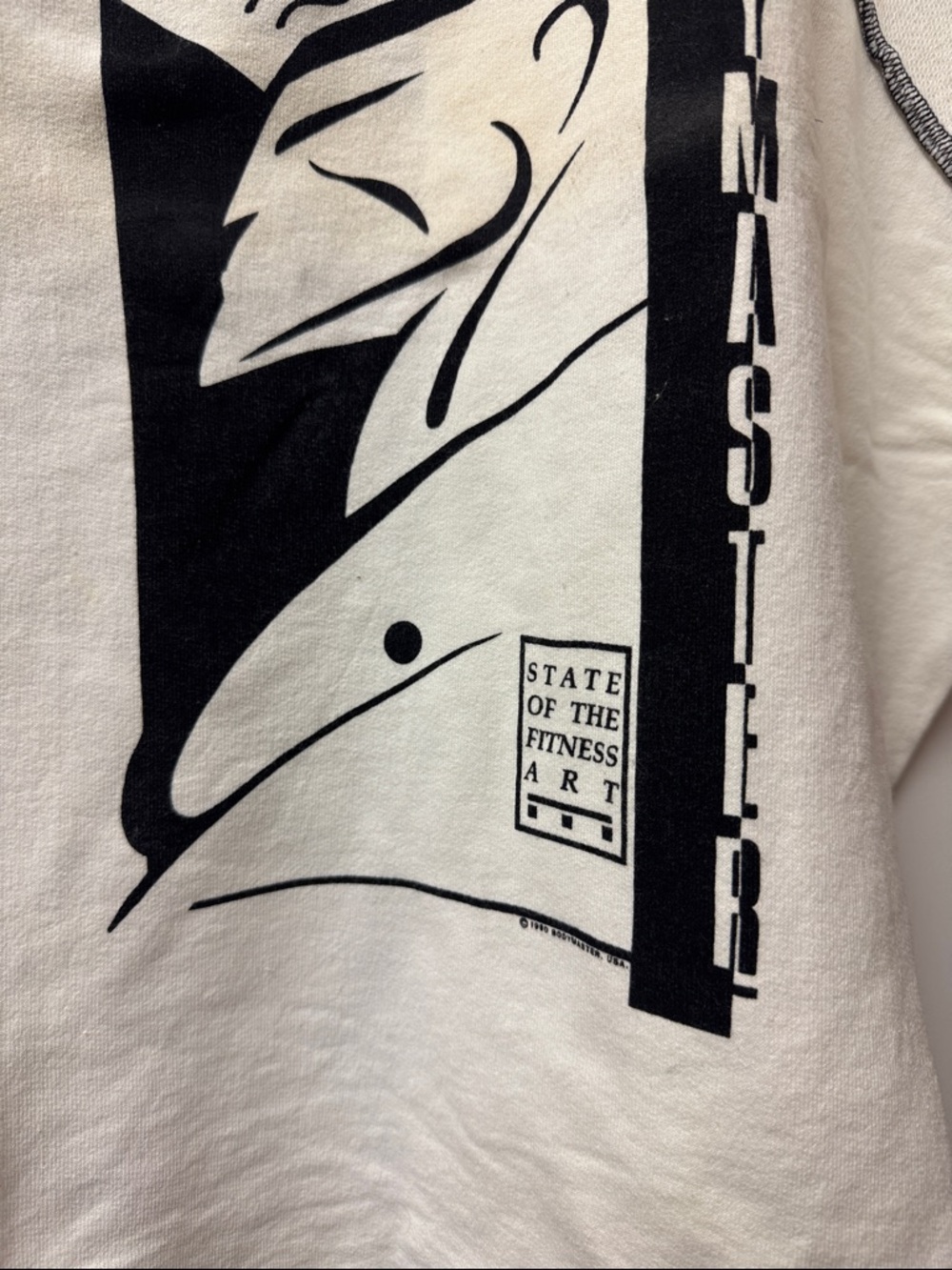 Vintage Bodymaster Adult Sweatshirt Bodybuilder - Short Sleeve - Picture 3 of 9